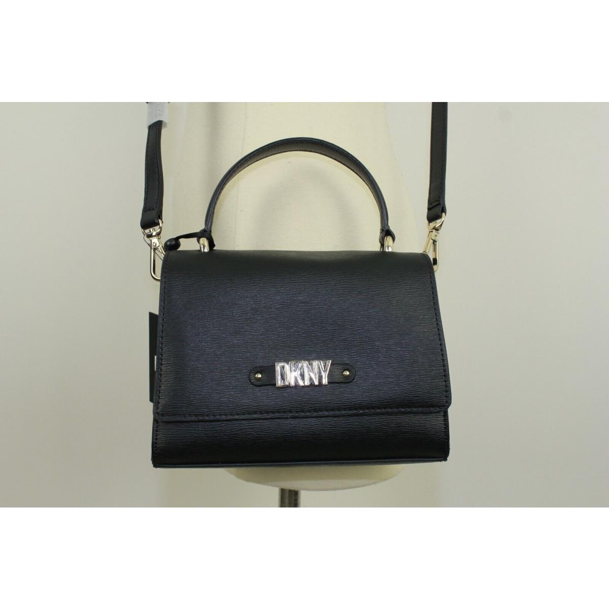 Dkny Women Alison Sm Top Handle/crossbody Bag Black Purse Handbag