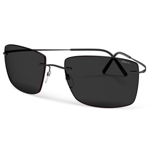 Silhouette Avior Tma Collection 60/19/145 Titanium Black Polarized 8741/75-9040