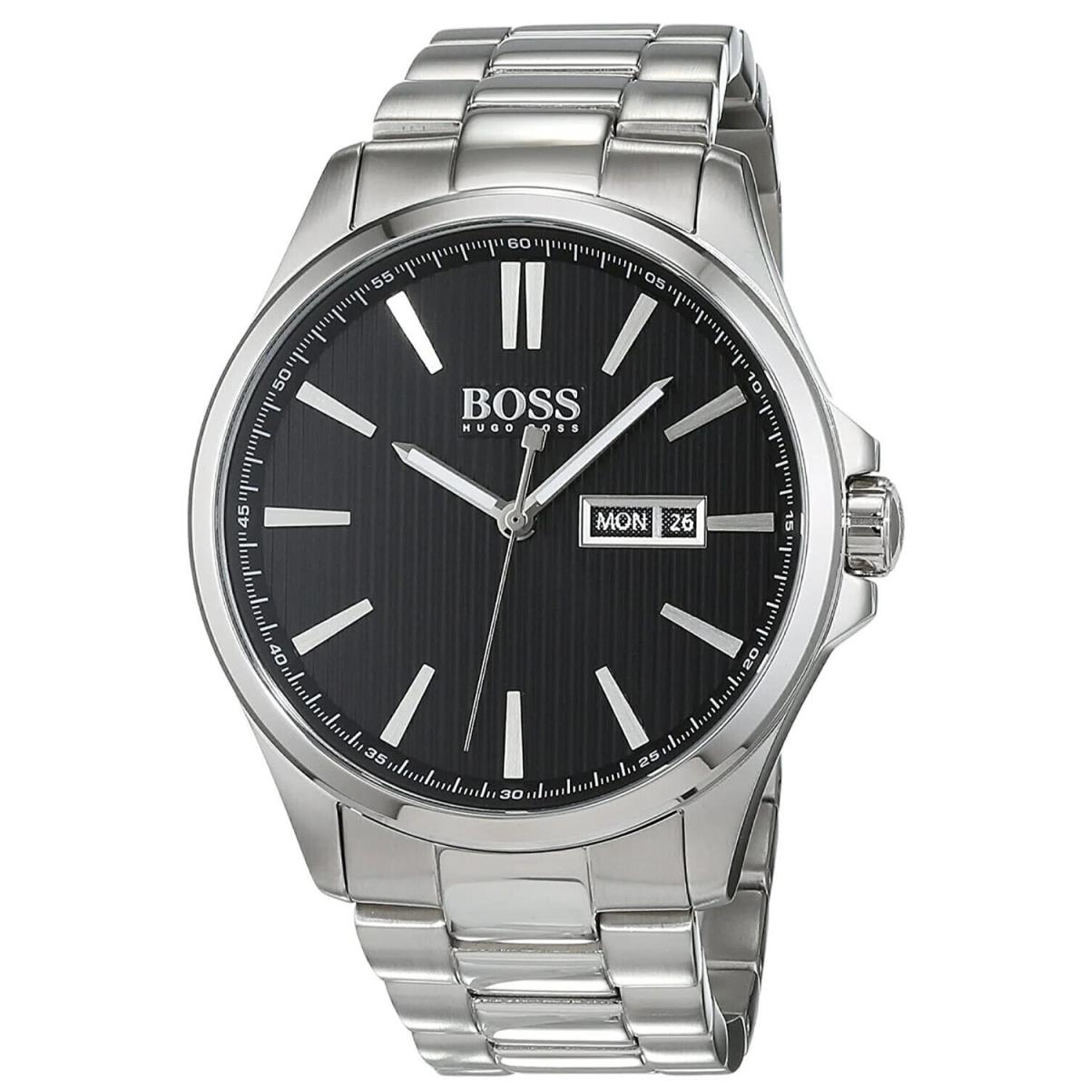 Hugo Boss Men`s The James Black Dial Watch - 1513466