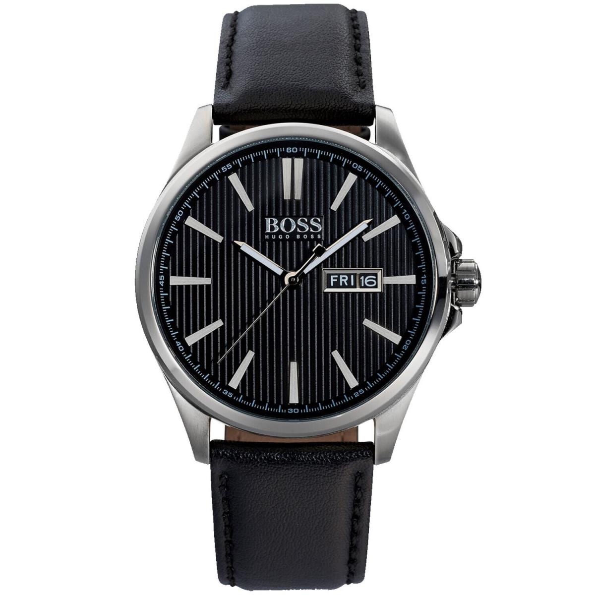 Hugo Boss Men`s The James Black Dial Watch - 1513464