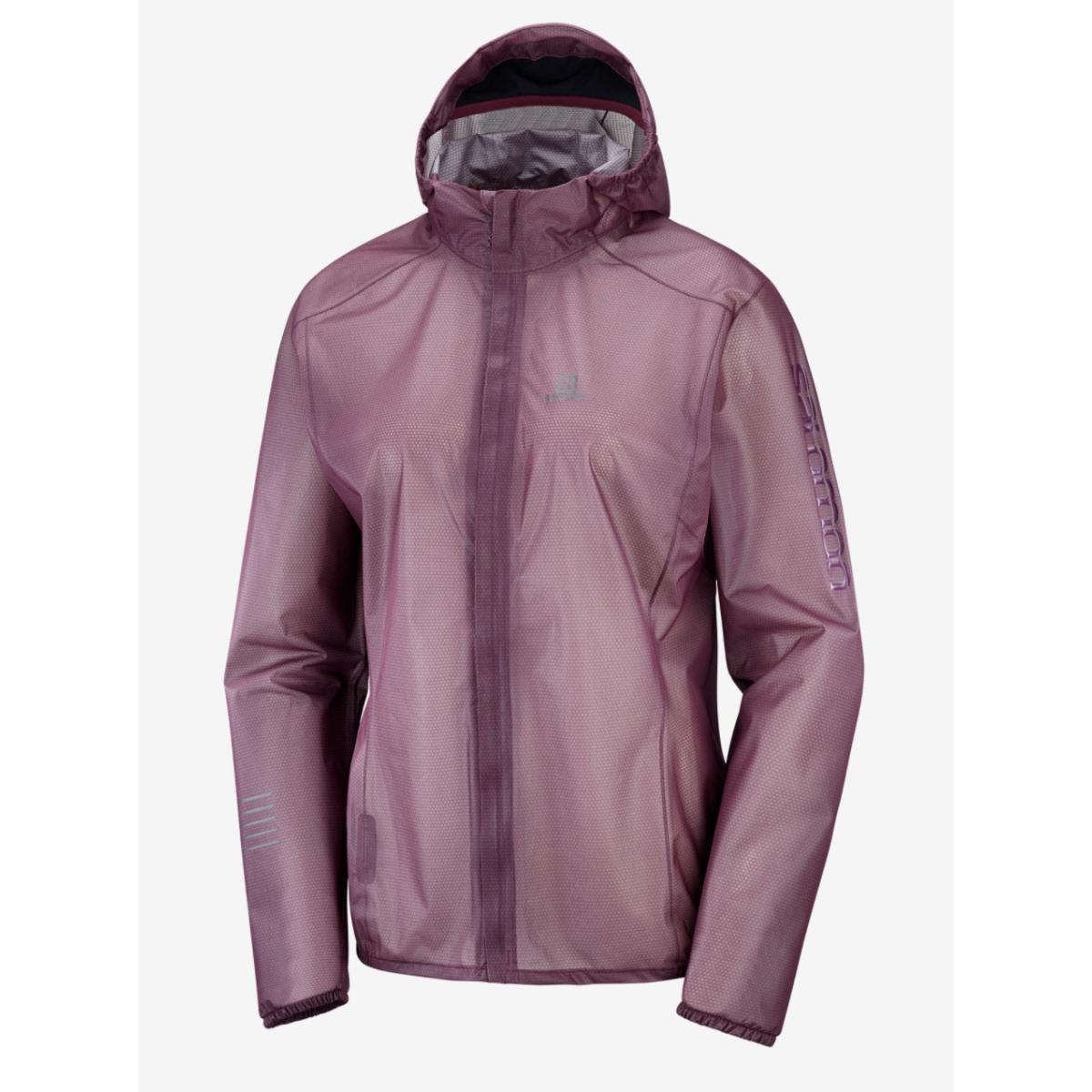 Salomon Women`s Lightning Race Running Jacket Medium Winetasting