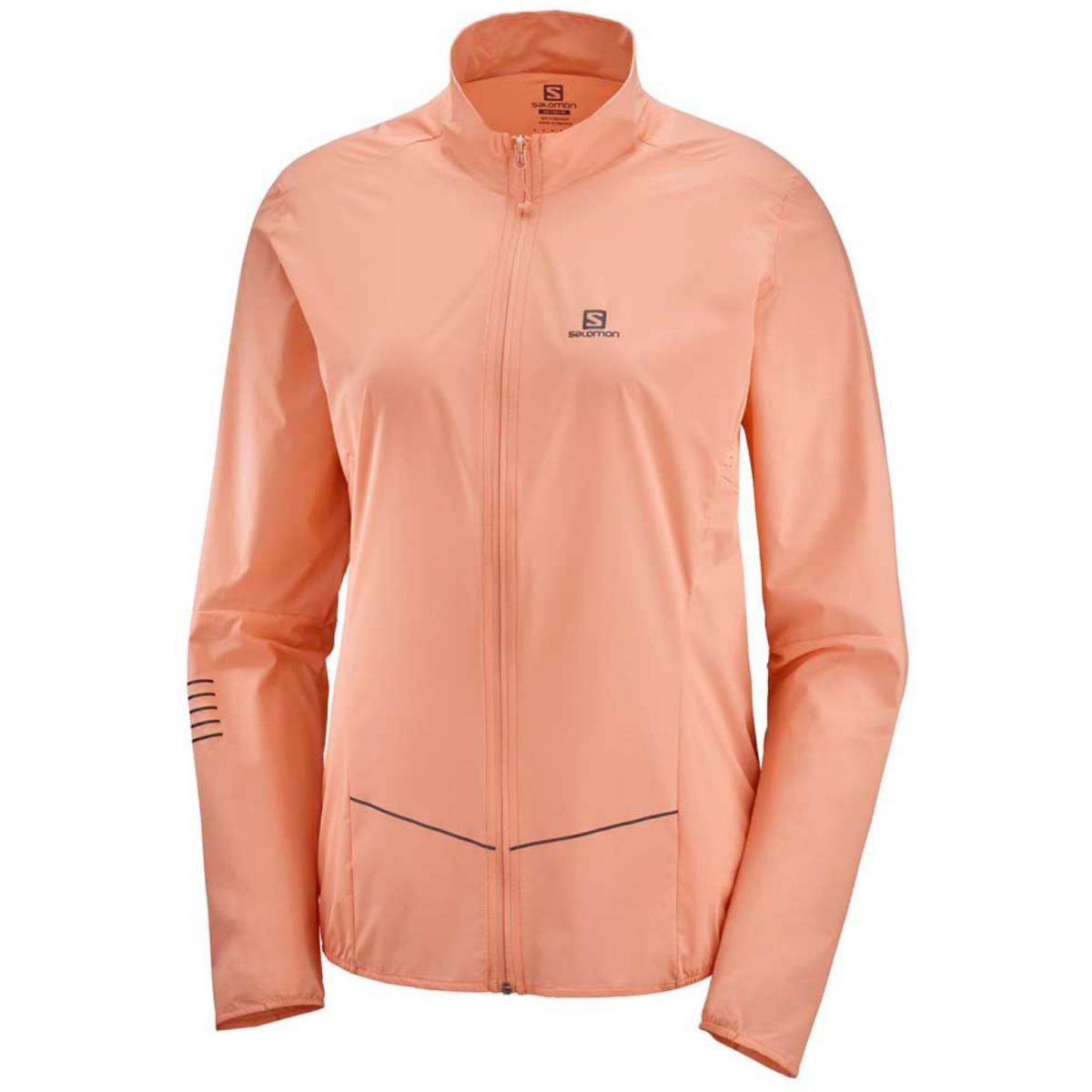 2020 Salomon Women`s Sense Jacket Running Jacket Papaya