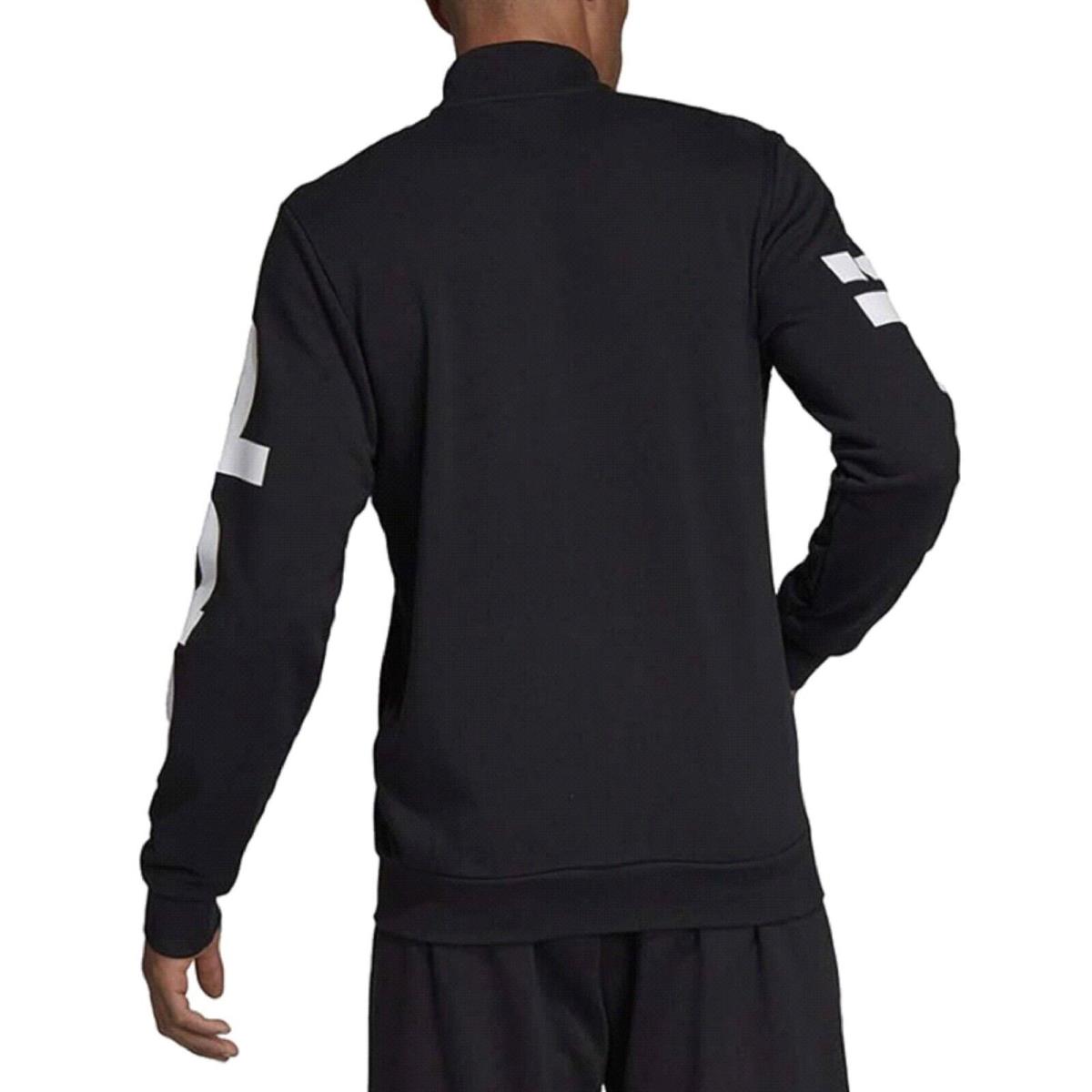 Adidas Men`s Essentials Brand Track Jacket Black/white