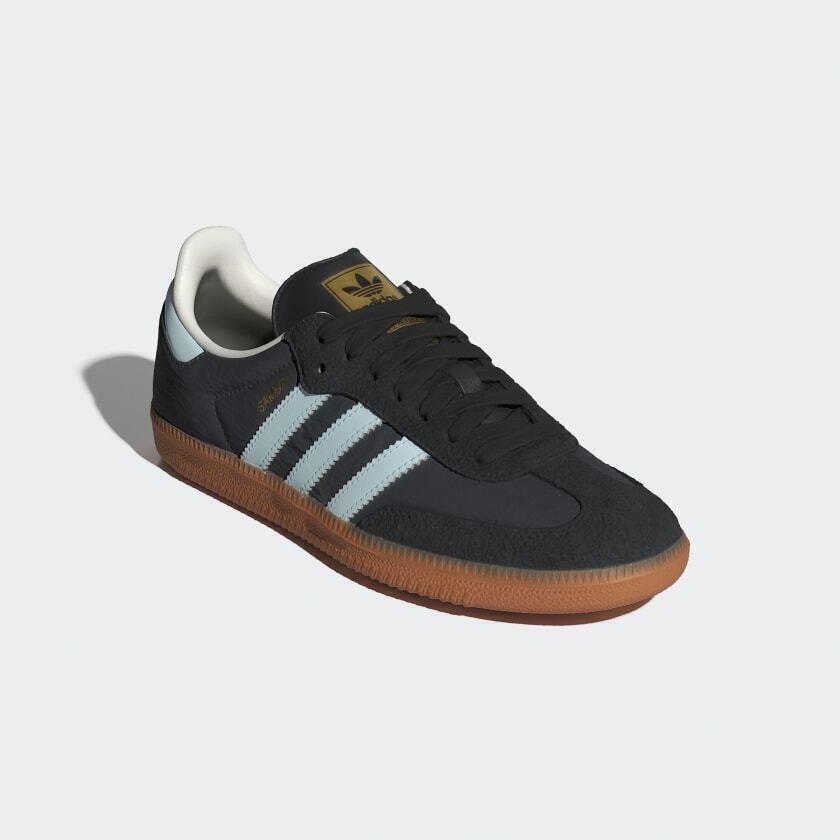 W Adidas Originals Samba OG Carbon Almost Blue ID0493 Wmns Casual Shoes Sneakers