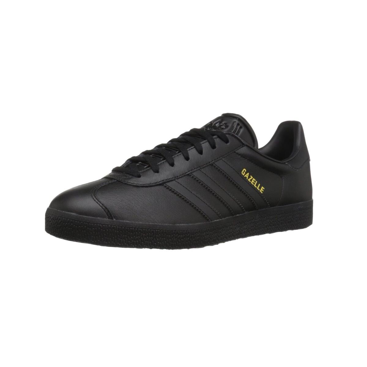 Adidas Gazelle Black Gold Skateboarding Sneaker BB549 400 Men`s Shoes - Core Black/Core Black/Gold Metallic