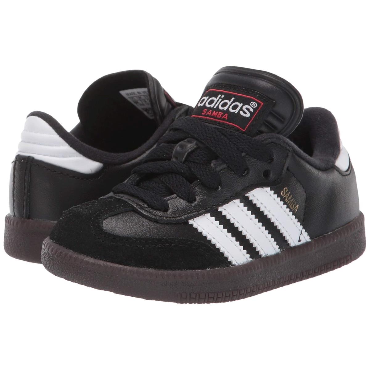 Adidas Kids Samba Classic Core Toddler/little Kid/big Kid - Black/Running White