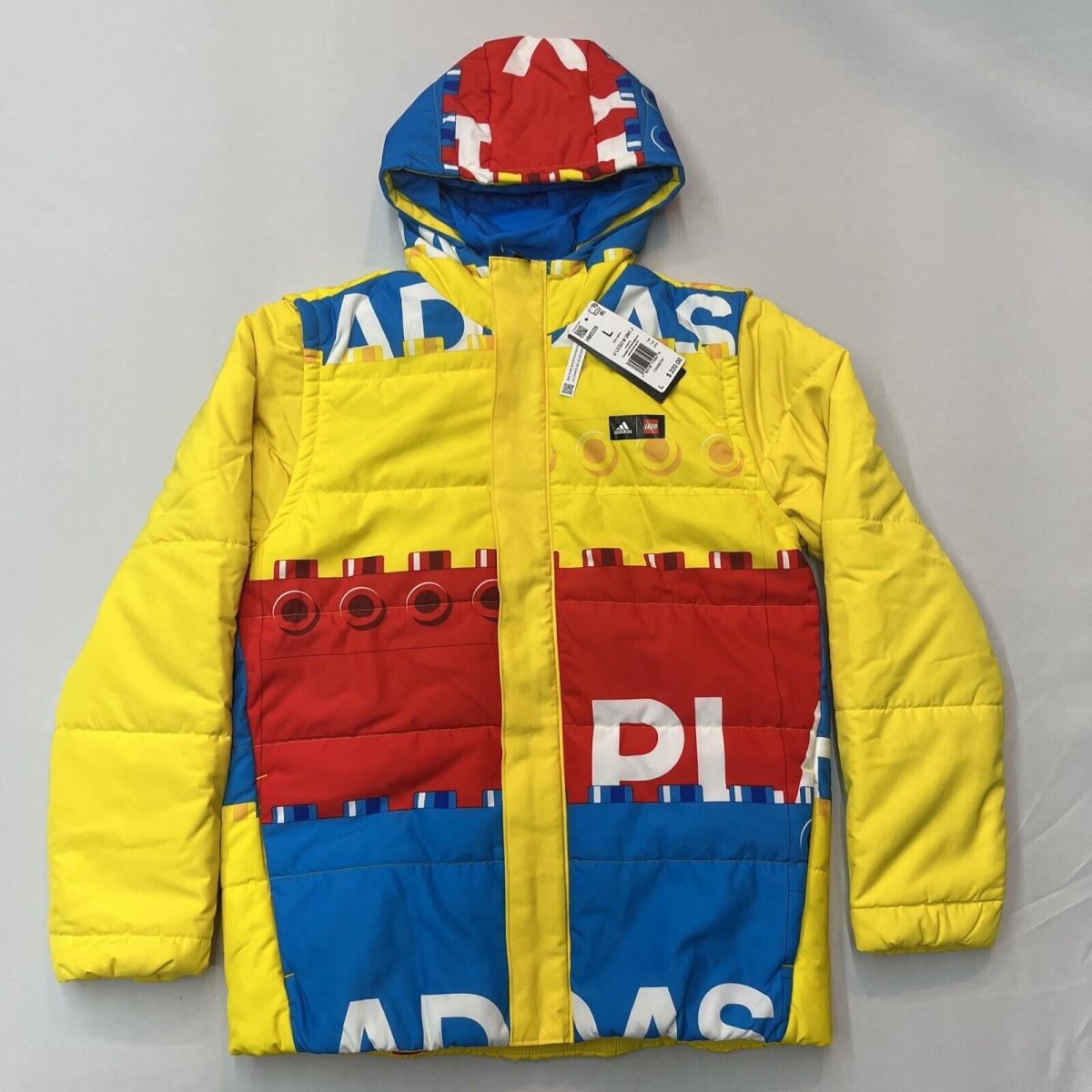 Kids Adidas x Lego U Lego W 2in1 Puffer Padded Jacket - Size L HM2228