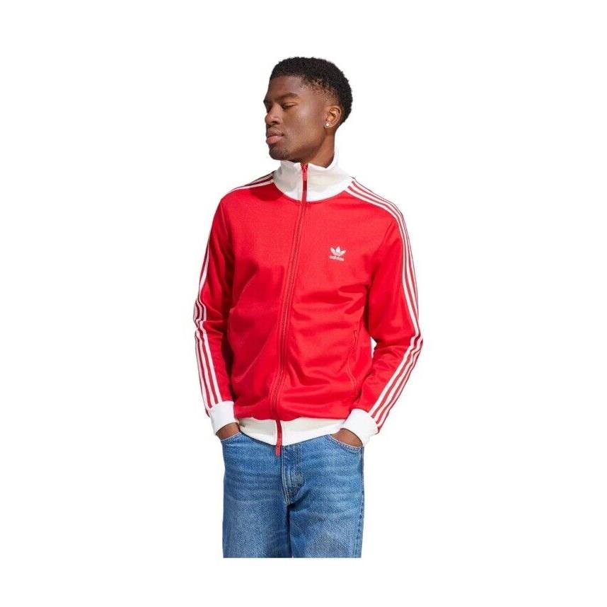 Adidas Adicolor Beckenbauer Red Track Jacket Men s M Dium W Tags