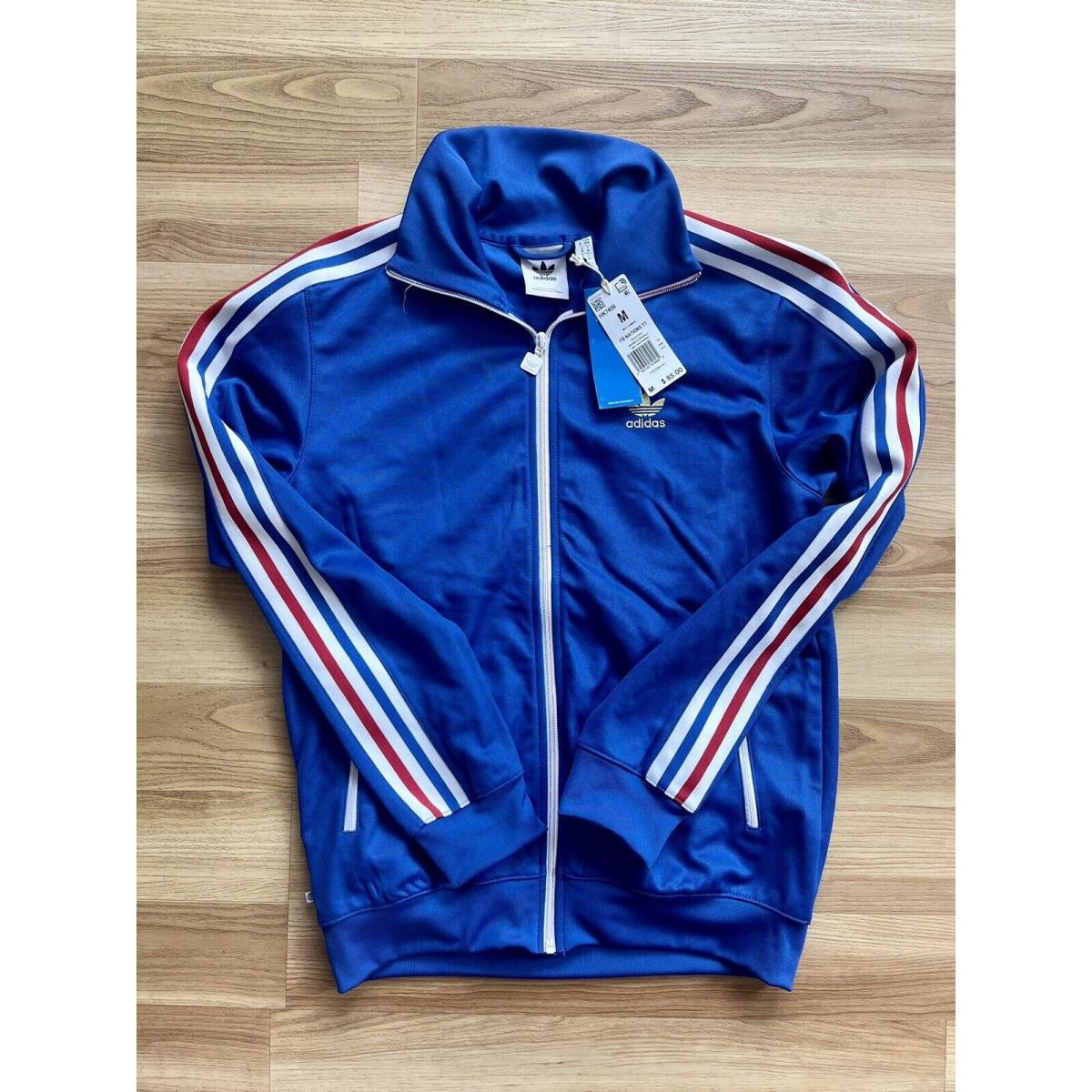 Adidas Originals Beckenbauer Track Jacket Men`s Size Medium- Blue - HK7406