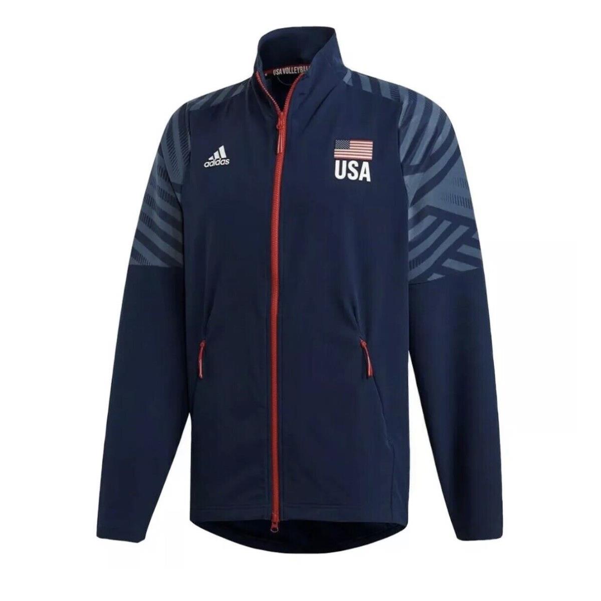 Adidas Sports Usa Olympics Jacket DT7915 Mens Medium Tags