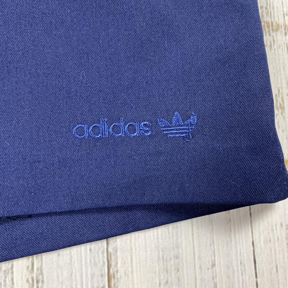 Vtg Adidas 80S Retro Dad Belmont Twill Tennis Shorts 3 Navy Blue SZ 40 Nos