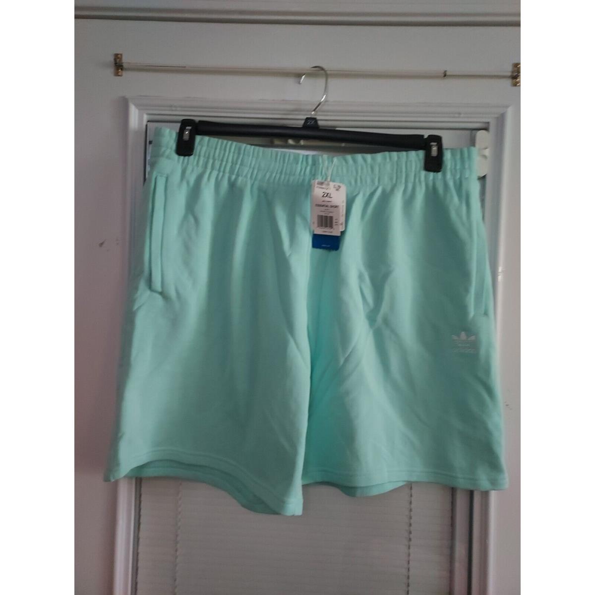 Adidas Size 2XL Essential Clear Mint Shorts