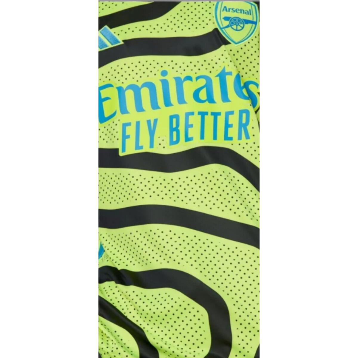 2023/24 Adidas Arsenal Away Climalite Jersey Mens Small - Green