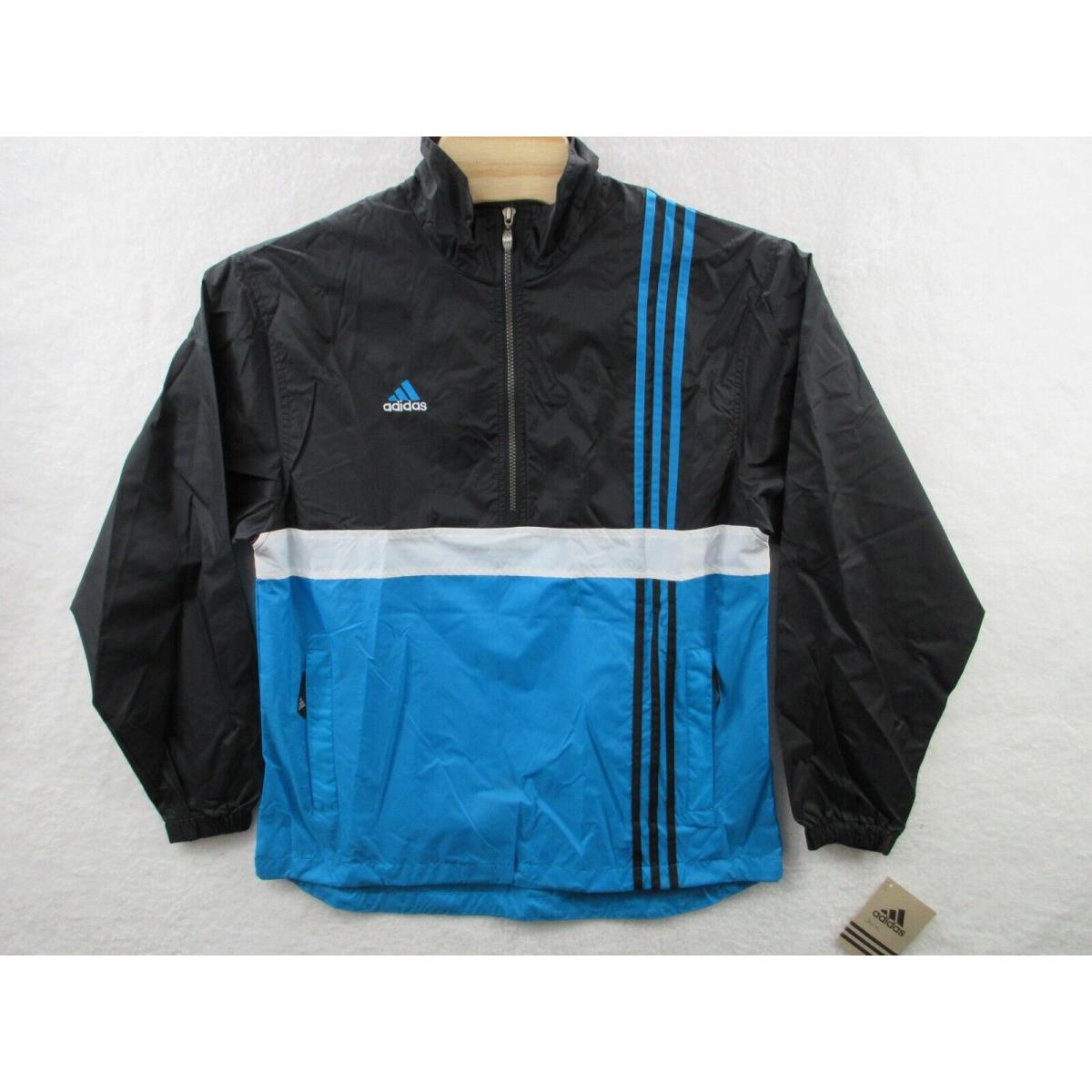 Vintage 90s Adidas 1/2 Zip Pullover Tracker HZ Jacket Windbreaker Men Small