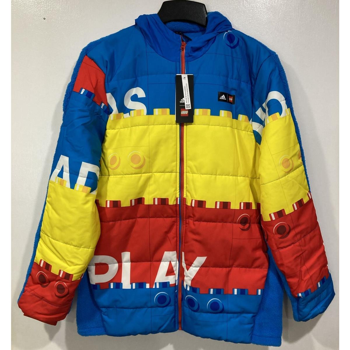 Adidas x Lego U Lego W Puffer Padded Jacket Retail Sz XL Youth