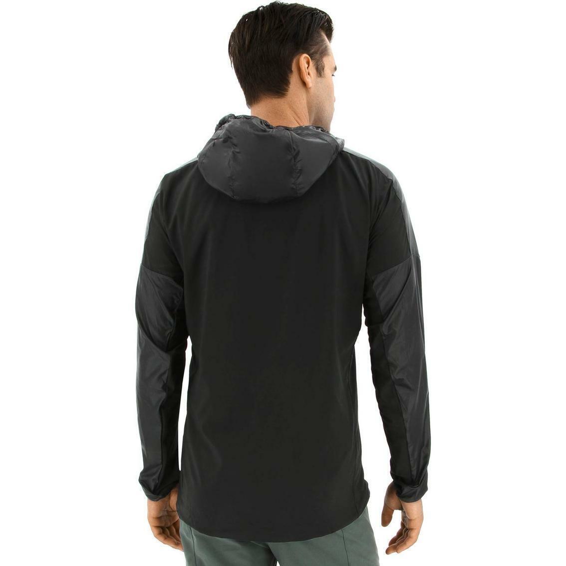 Adidas Outdoor Mens Agravic Alpha Shield Hoodie Jacket Black Large Value