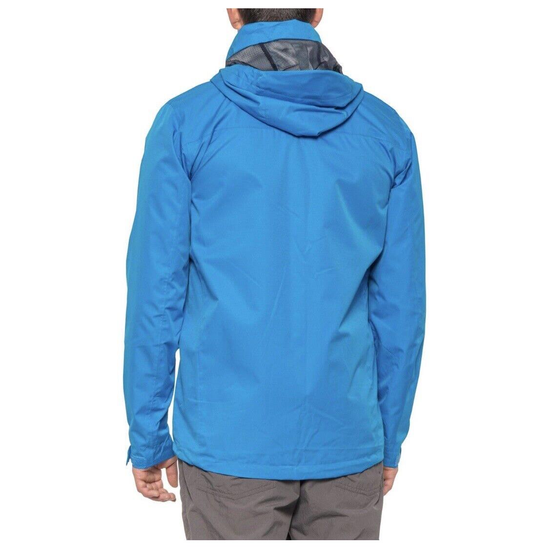 Adidas Outdoor Wandertag Shield Waterproof Jacket Shock Blue Men s Size Medium
