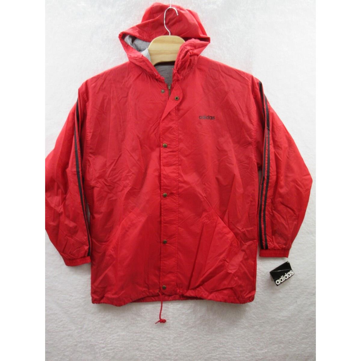 Vintage 90s Y2K Adidas Team Shell Nylon Jacket Coat Men`s Size Large