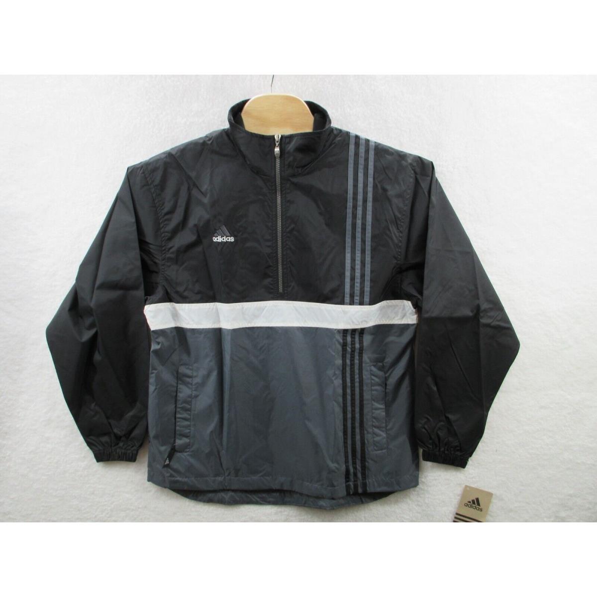 Vintage 90s Adidas 1/2 Zip Pullover Tracker HZ Jacket Windbreaker Men Small