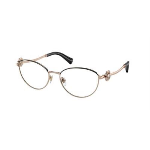 Bvlgari BV2248B-2023-54 Gold Black Eyeglasses