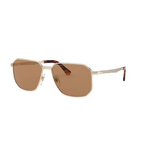 Persol PO2461S 107653 Morris Gold Brown 58 mm Men`s Sunglasses