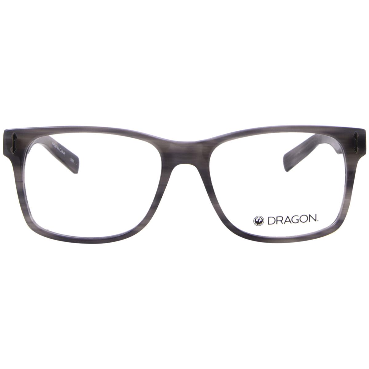 Dragon Spencer DR132 036 Eyeglasses Men`s Smoke Horn Full Rim Optical Frame 53mm