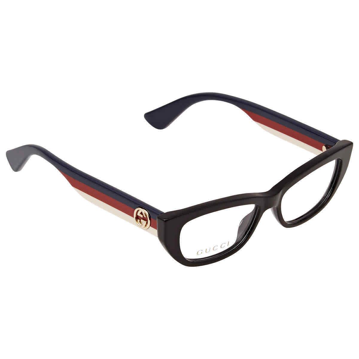 Gucci Demo Cat Eye Ladies Eyeglasses GG0277O 005 48 GG0277O 005 48