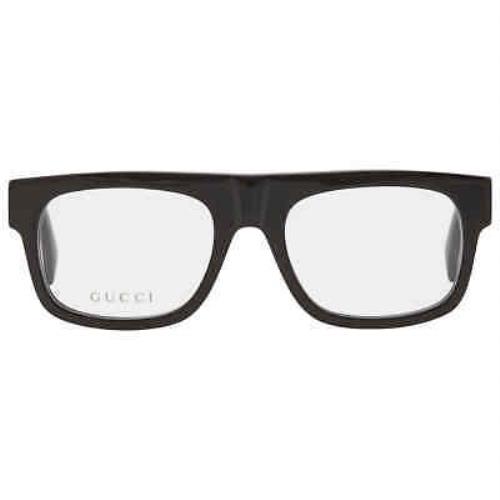 Gucci Demo Browline Men`s Eyeglasses GG1137O 001 53 GG1137O 001 53