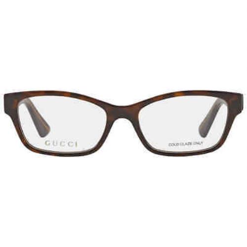 Gucci Demo Cat Eye Ladies Eyeglasses GG0635O 002 51 GG0635O 002 51
