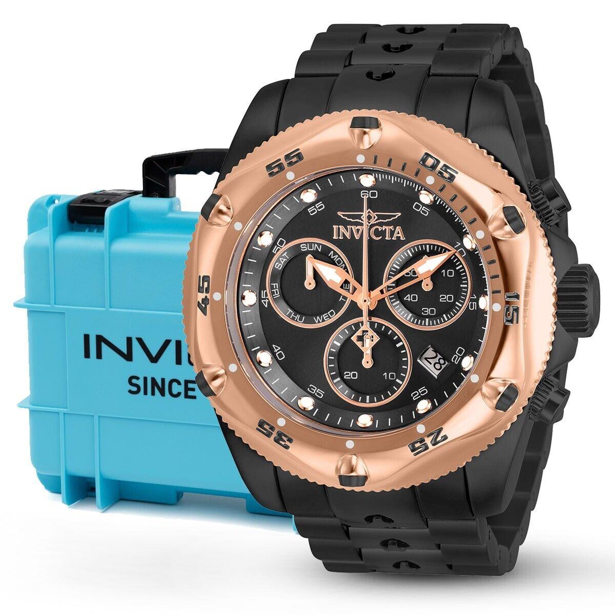 Invicta Pro Diver Swiss Ronda Z60 FE Caliber Men`s Watch Bundle-51mm Black with