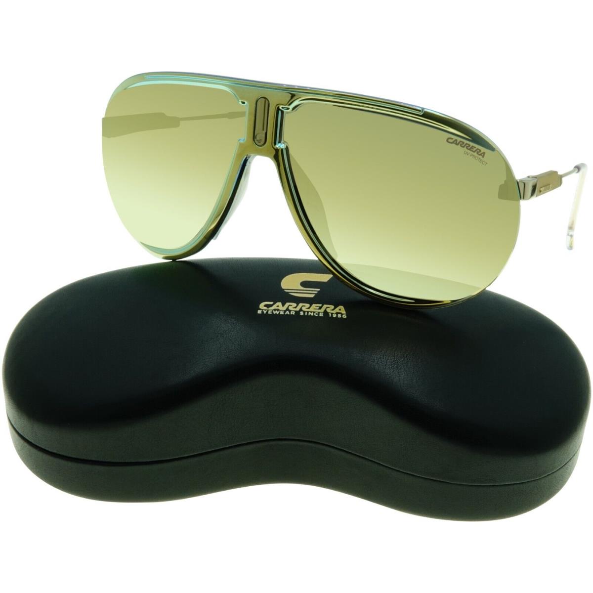 Carrera Superchampion Aviator Sunglasses J5GSQ Gold Mirror Tint Special Edition