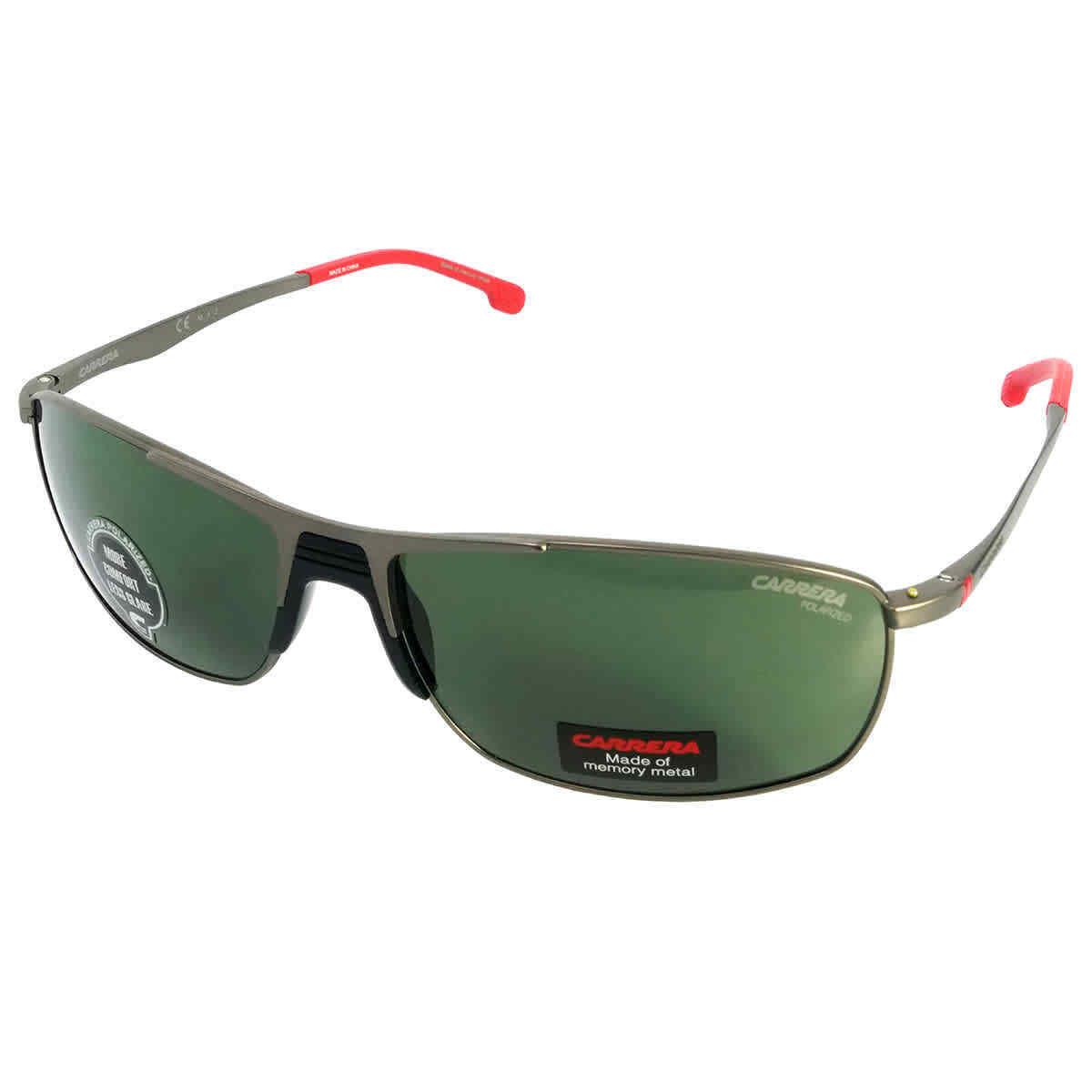 Carrera Polarized Green Rectangular Men`s Sunglasses Carrera 8039/S 0R80/UC 60