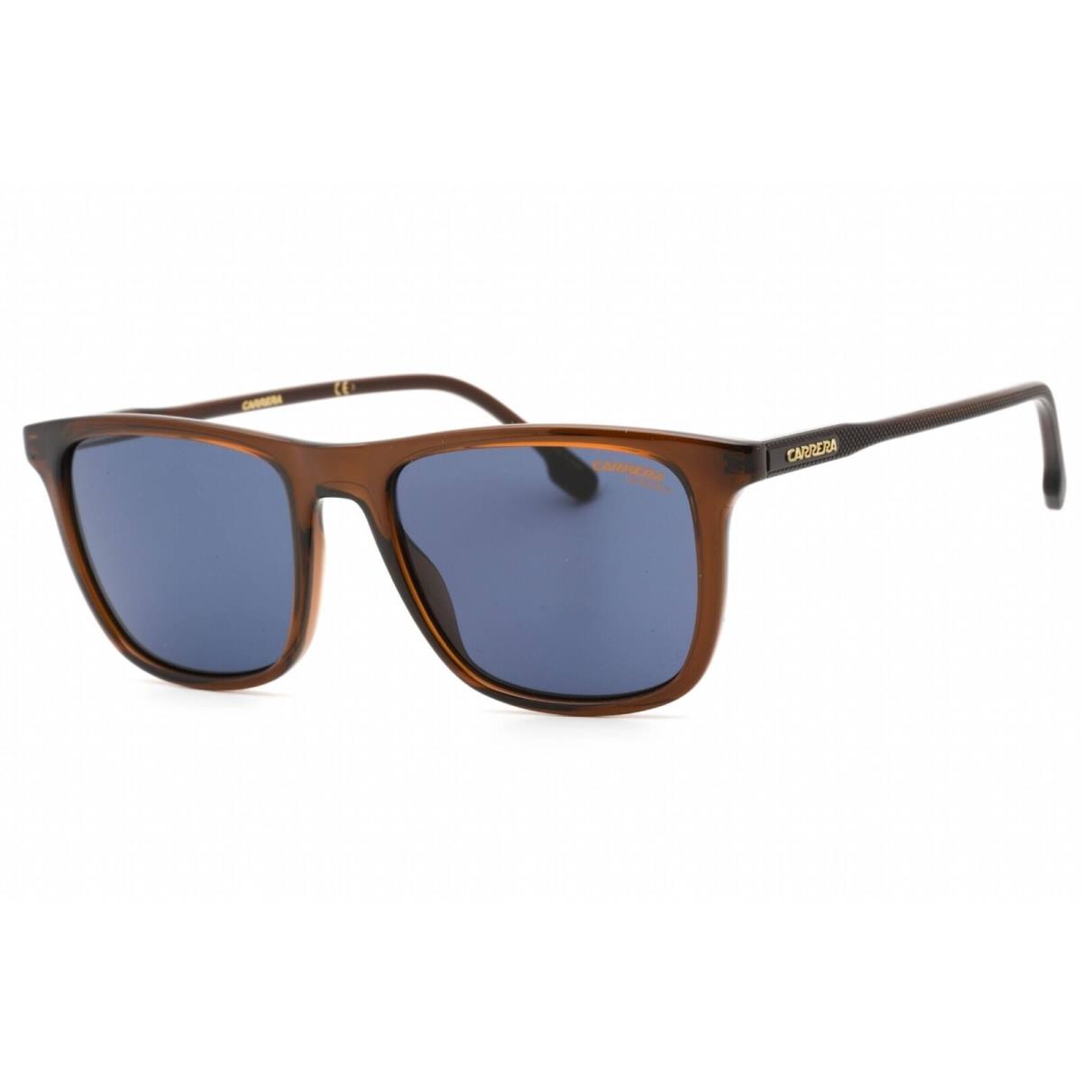 Carrera Men`s Sunglasses Blue Lens Brown Full Rim Frame Carrera 261/S 009Q KU