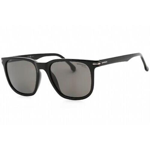 Carrera 300/S 008A M9 Sunglasses Black Gray Frame Gray Polarised Lenses 54mm