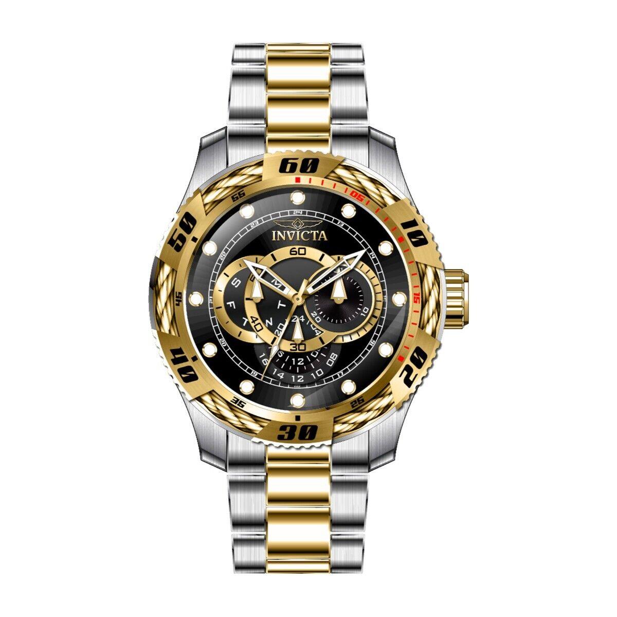 Invicta Speedway Men`s Watch - 50mm Gold Steel ZG-45752