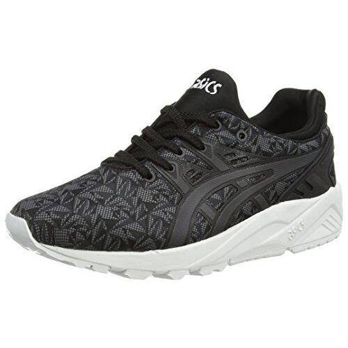 Asics Gel Kayano Trainer Evo Mens Running Sneakers Black Dark Grey