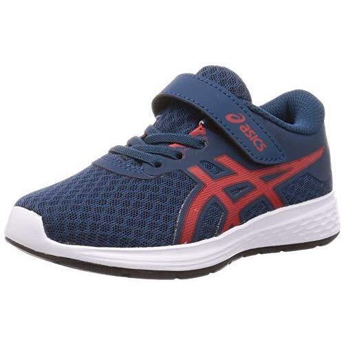 Asics Kids Patriot Shoes Mako Blue/Classic Red