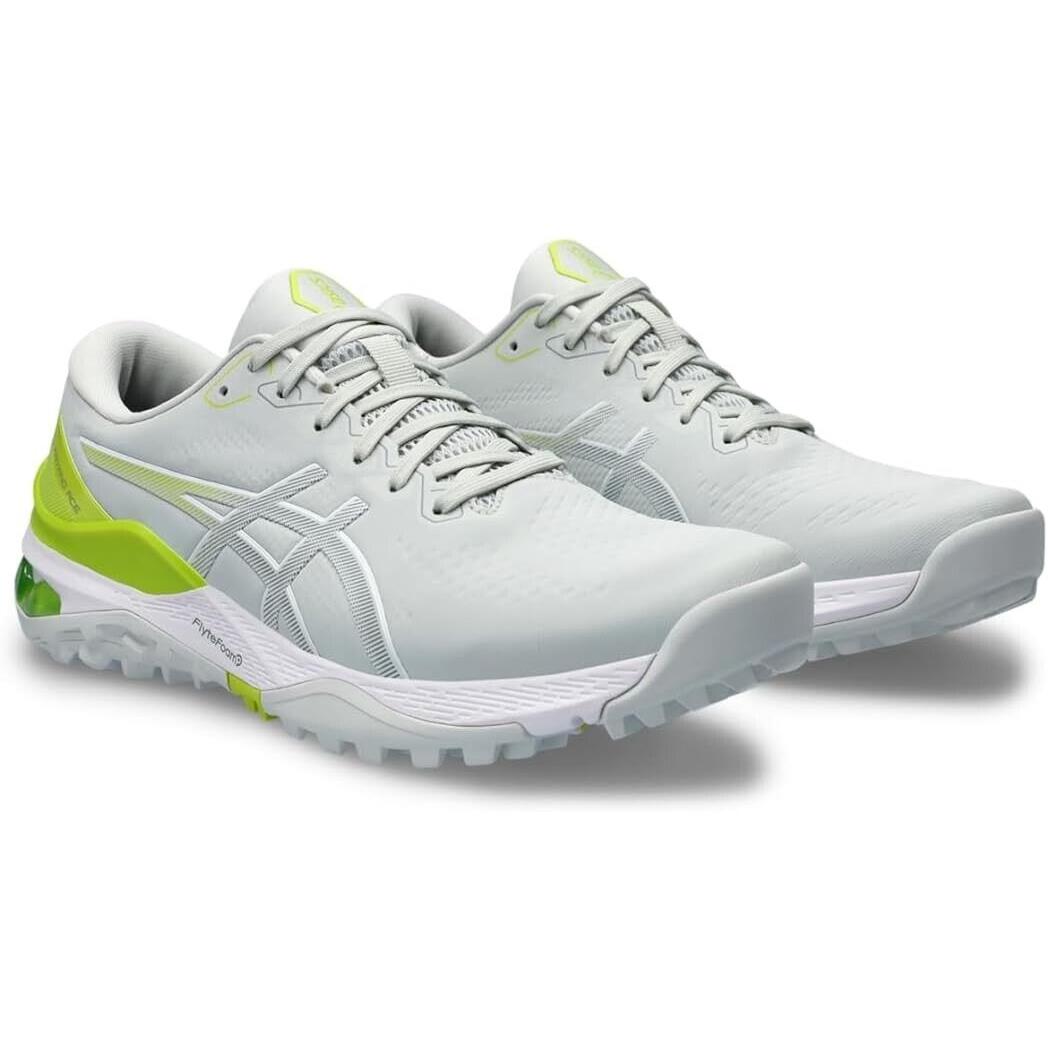 Asics Gel Kayano Ace 2 Golf Shoes - Spikeless Golf - Glacier Grey / Neon Lime