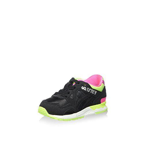 Asics Gel Lyte V Kids Shoe Black/Pink/Lime