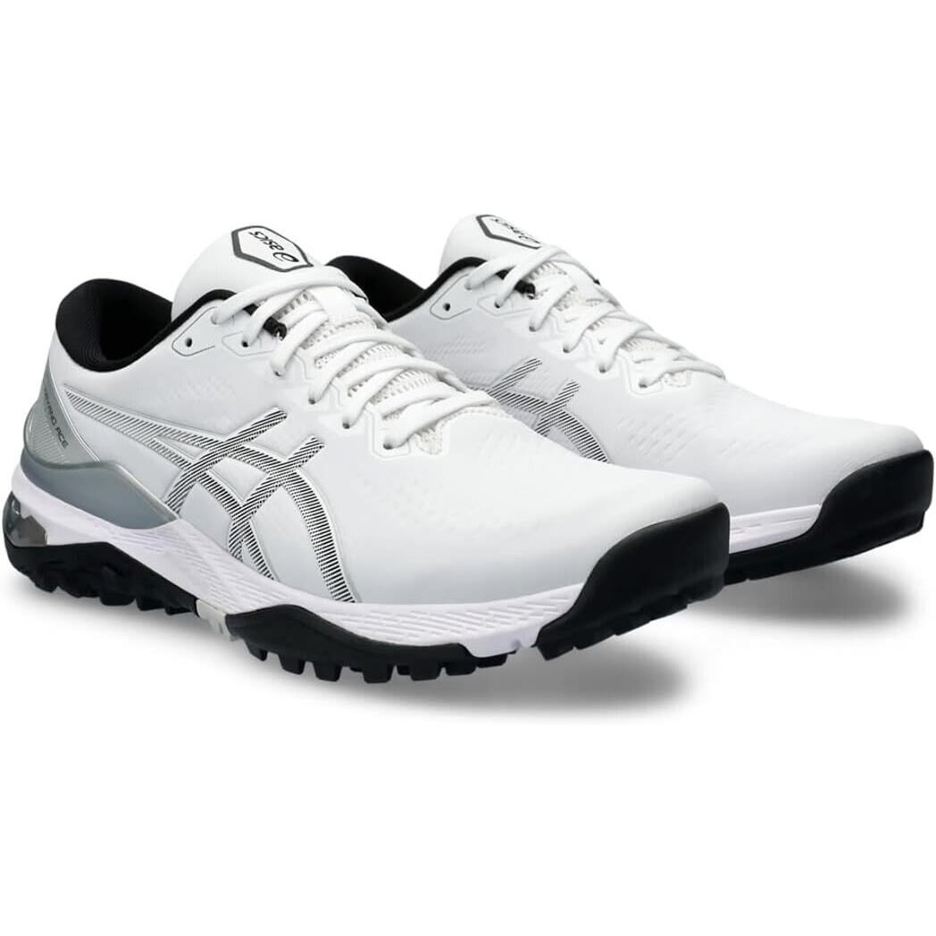 Asics Gel Kayano Ace 2 Golf Shoes - Spikeless Shoes - White / Black - 9 Wide