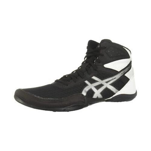 Asics Men`s Matflex 6 Wrestling Shoes 10.5 Black/silver