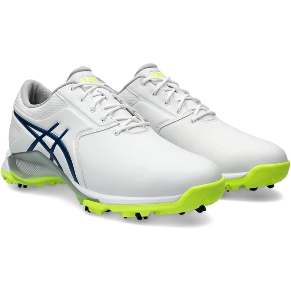 Asics Gel-ace Pro Golf Shoes - Spiked Waterproof Upper - White / Mako Blue - 13