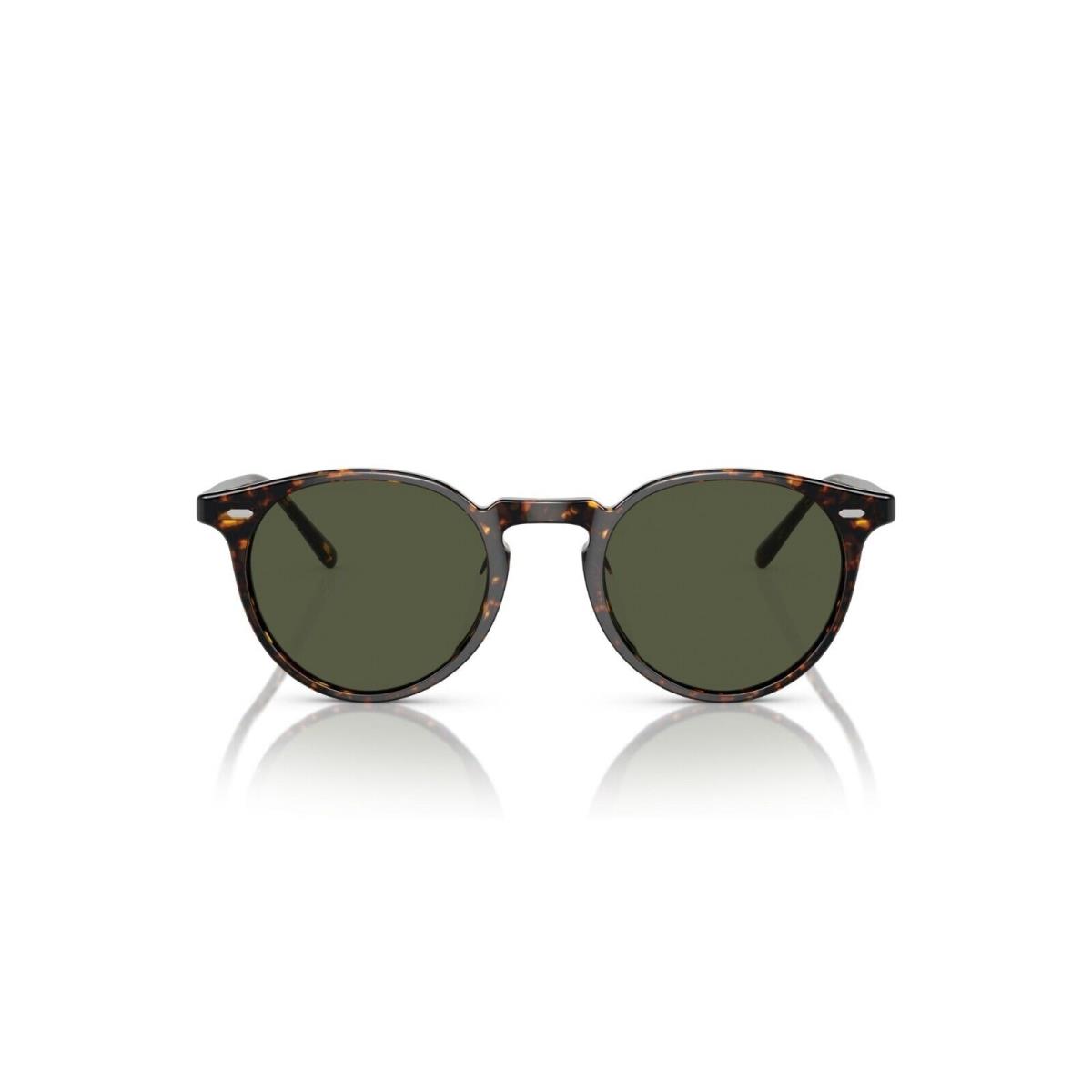 Oliver Peoples N.02 Sun OV 5529SU Atago Tortoise/G-15 Green 1741/52 Sunglasses