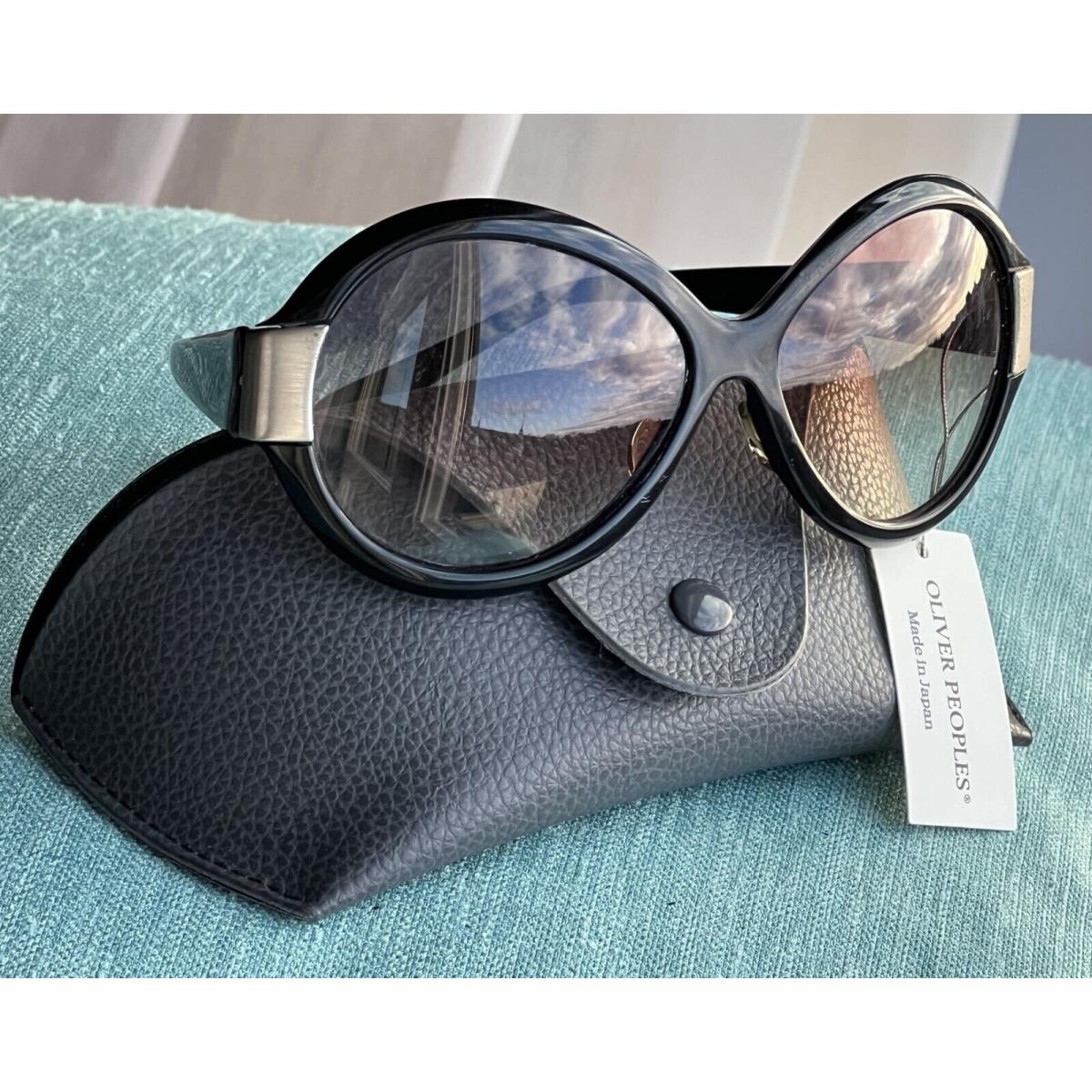 Oliver Peoples Harlot-p BK - Oversized Black Frame - Gradient Bronze Sunglasses