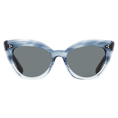 Oliver Peoples Laiya Cat Eye Sunglasses OV5452S 170287 Blue Dusk 55mm