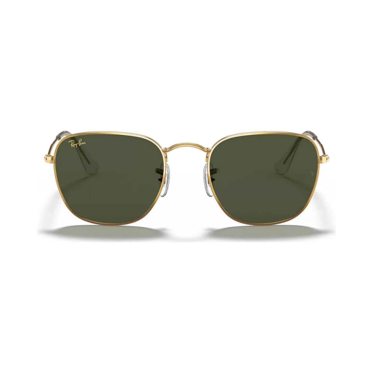 Ray-ban Unisex Sunglasses Frank RB3857 51 - Frame: LEGEND GOLD/GREEN, Lens: Green