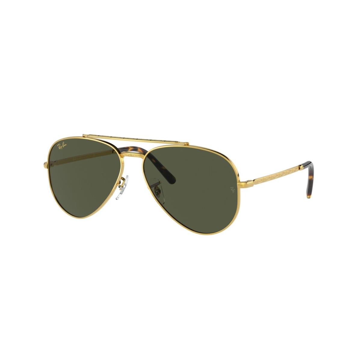 Ray Ban Sunglasses Aviator RB3625 919631 Gold/green Lens 58MM