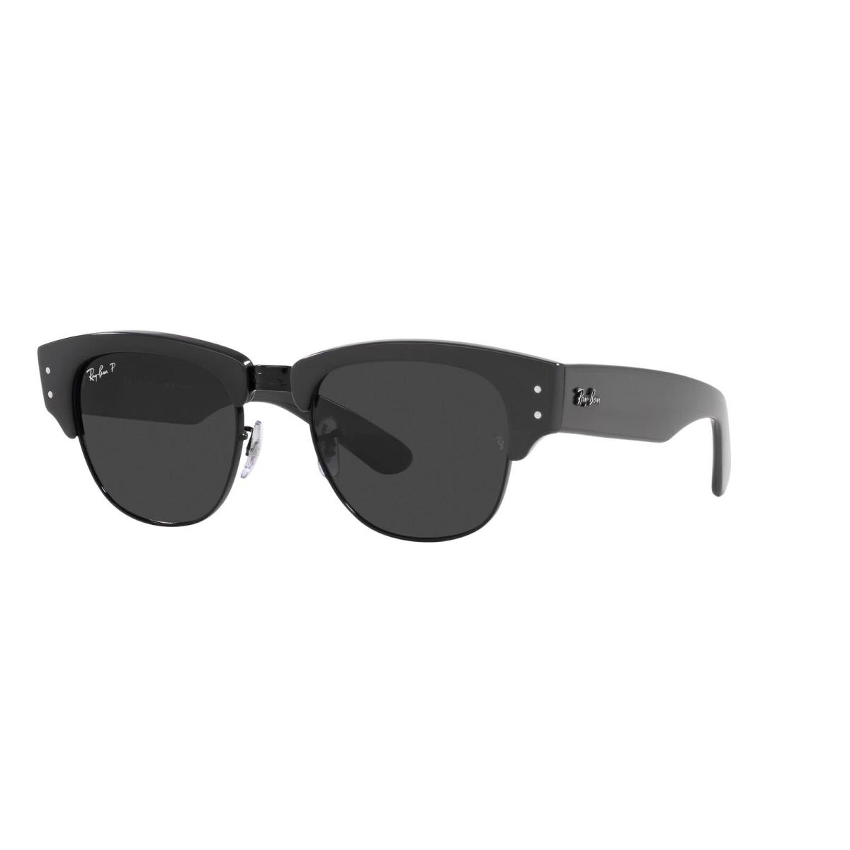 Ray-ban Unisex Sunglasses Grey On Black Frame Black Lenses 50MM
