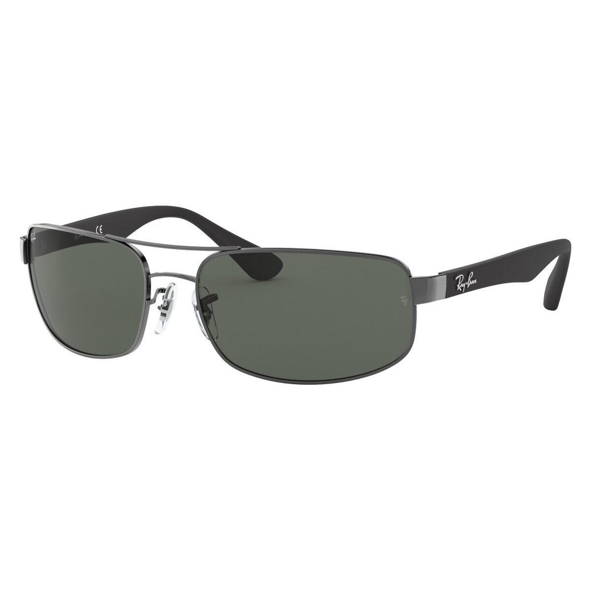 Ray-ban Rb3445 0RB3445 Sunglasses Men Silver Rectangle 64mm
