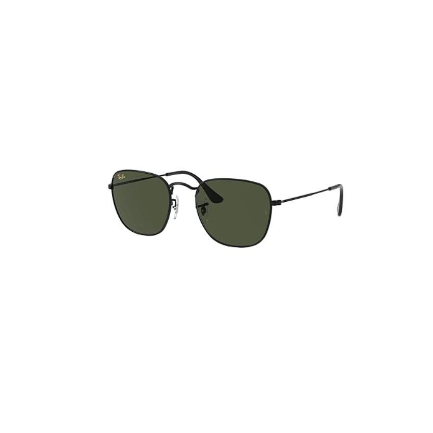 Ray-ban Frank Square Sunglasses Black/G-15 Green 48 mm - Black, Frame: Black